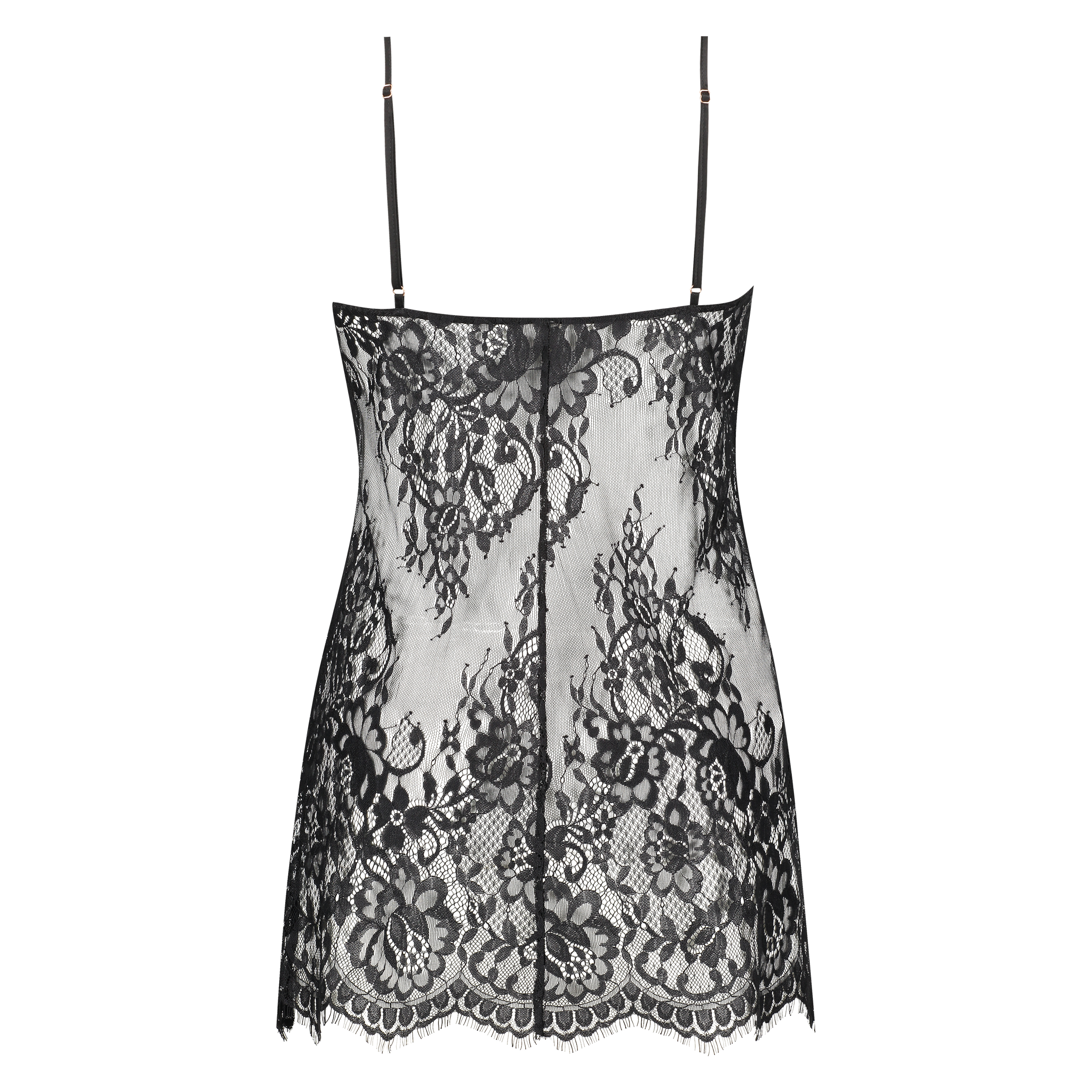 Vestido tipo camis&oacute;n Jennifer, Negro, main