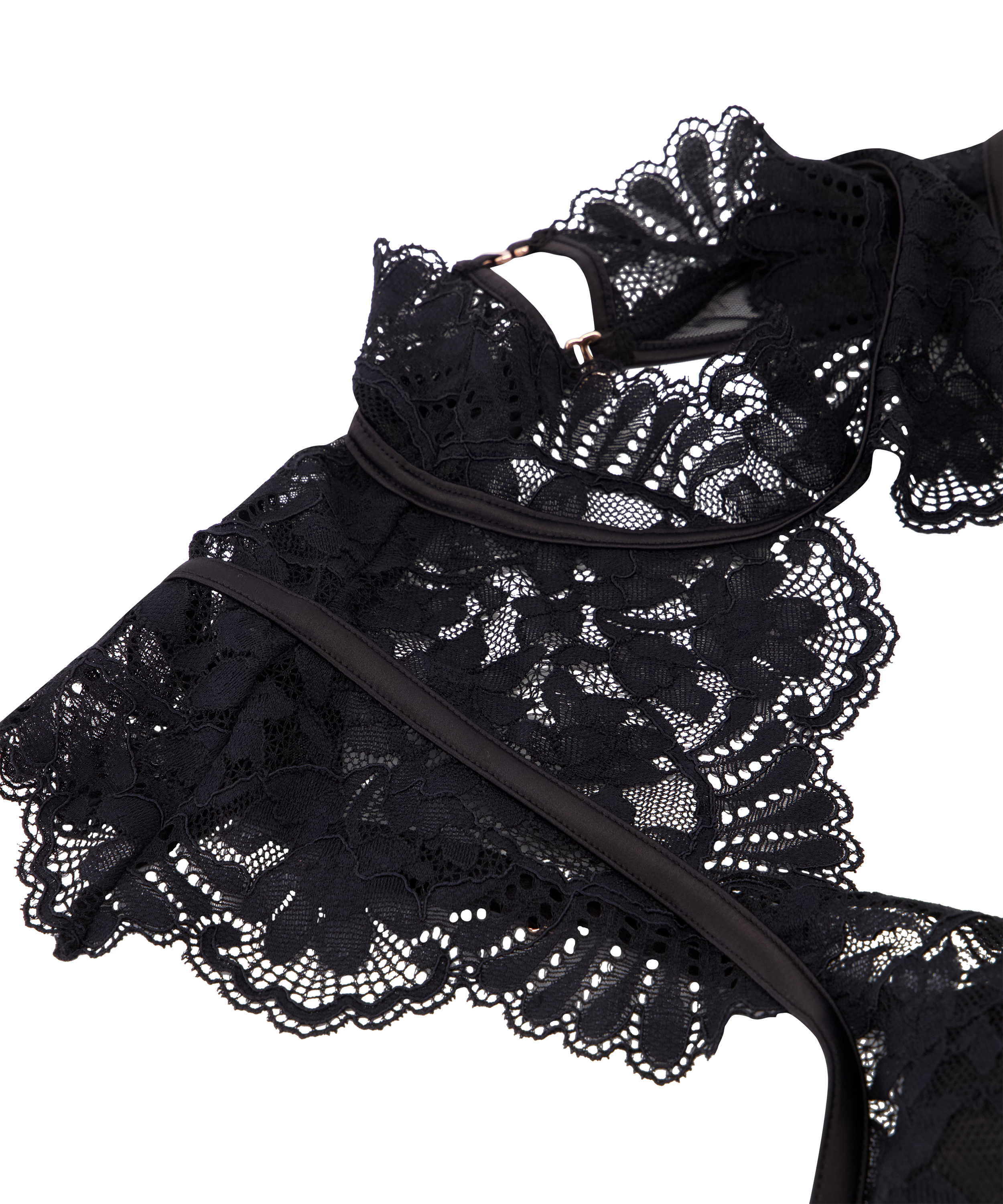 Sujetador con aros y relleno Jamie, Negro, main