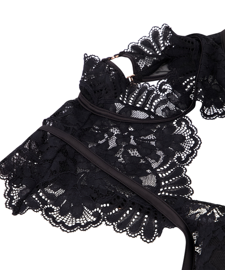 Sujetador con aros y relleno Jamie, Negro