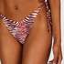 Braguita de bikini de tiro alto Brazil, Rojo