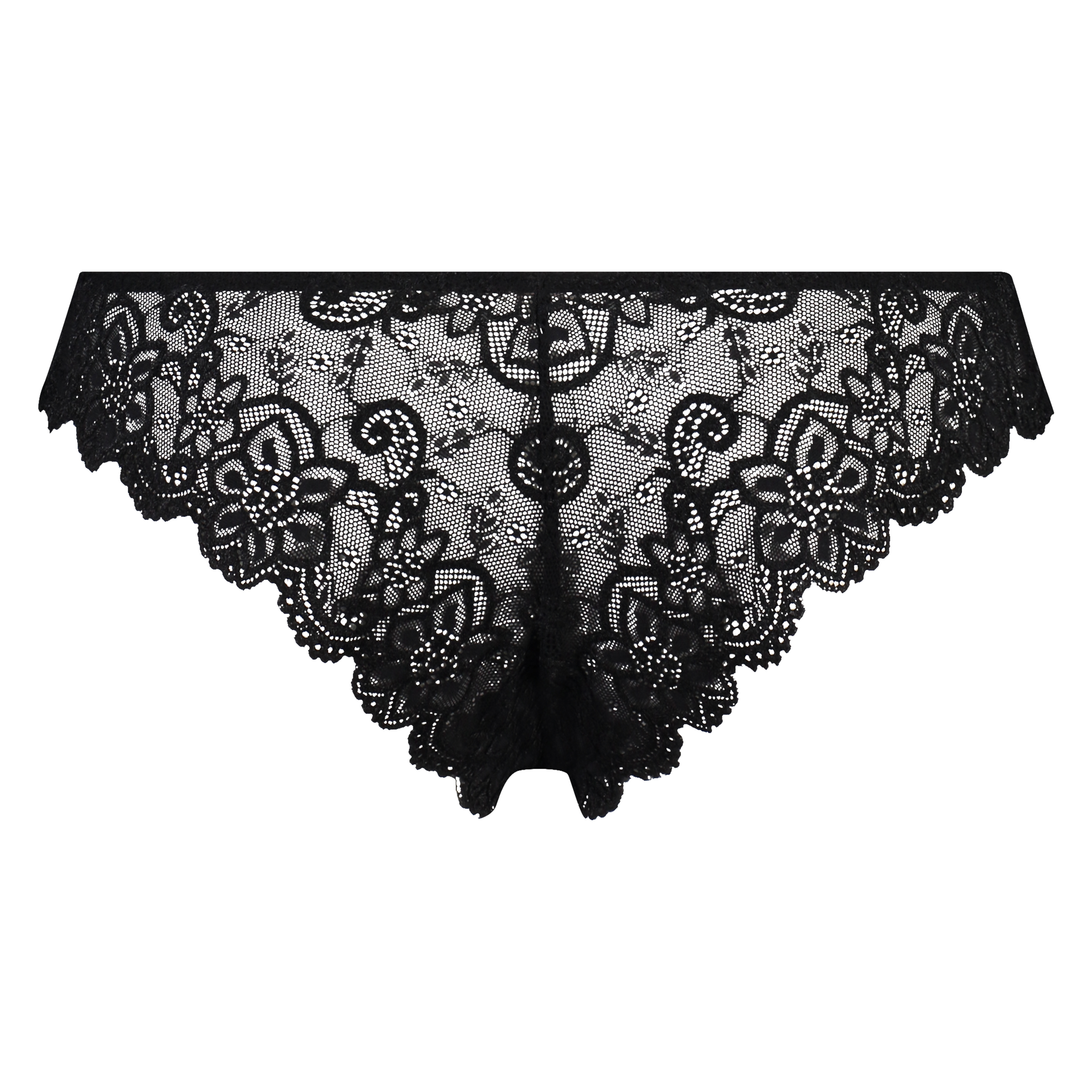 Brasileña Rosie wetlook lace, Negro, main