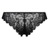 Brasileña Rosie wetlook lace, Negro