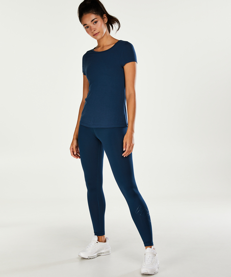 Camiseta deportiva HKMX de rejilla, Azul