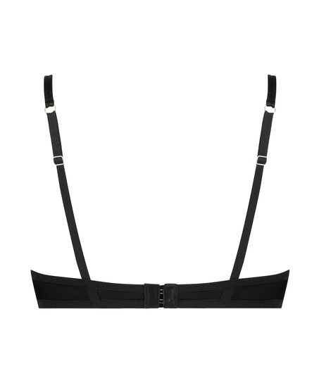 Sujetador de rejilla y preformado Helena, Negro