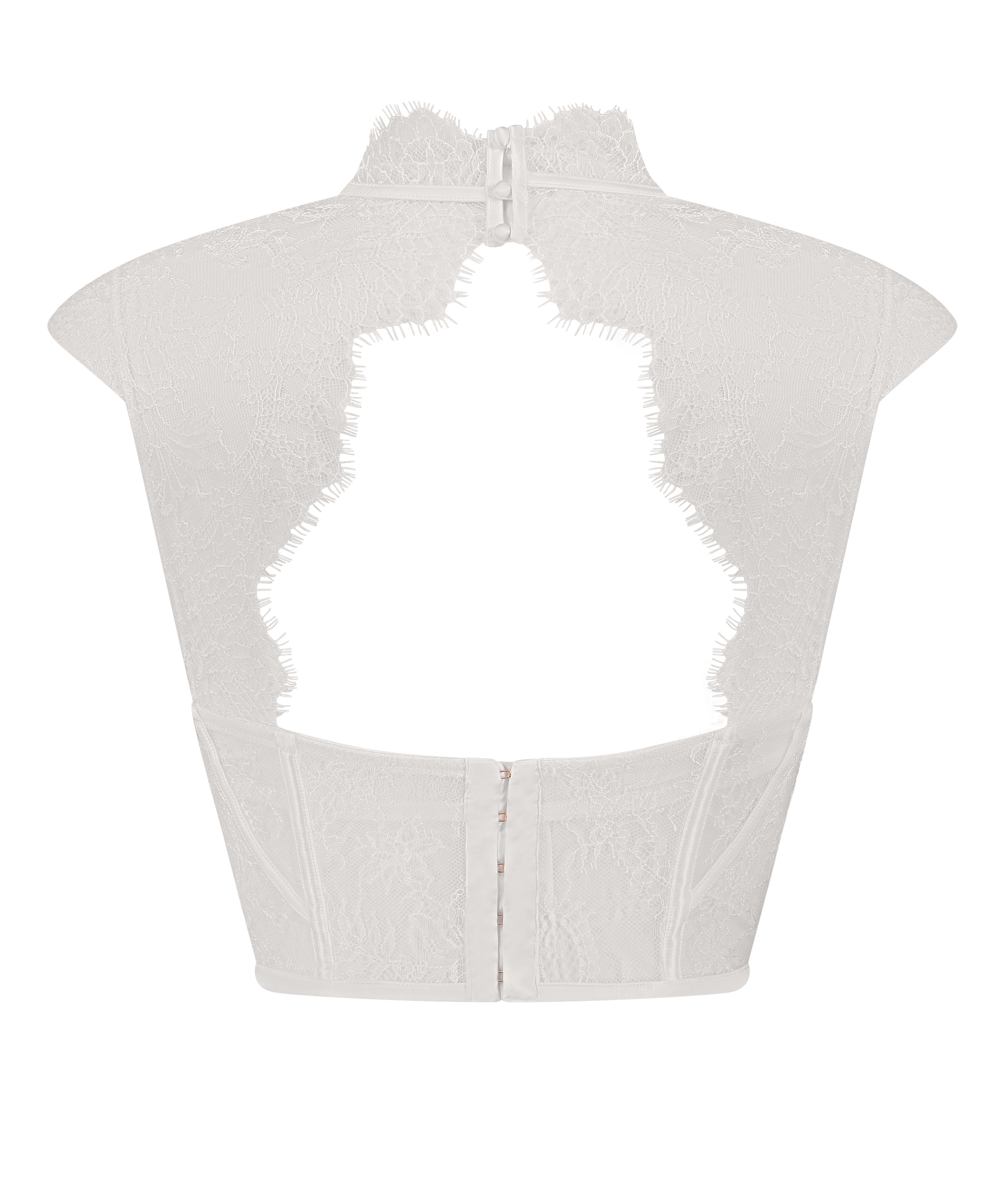 Top Lace Camille, Blanco, main
