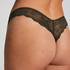 Invisible Tanga Lace Back, Verde
