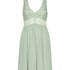 Vestido lencero Nora Lace, Verde
