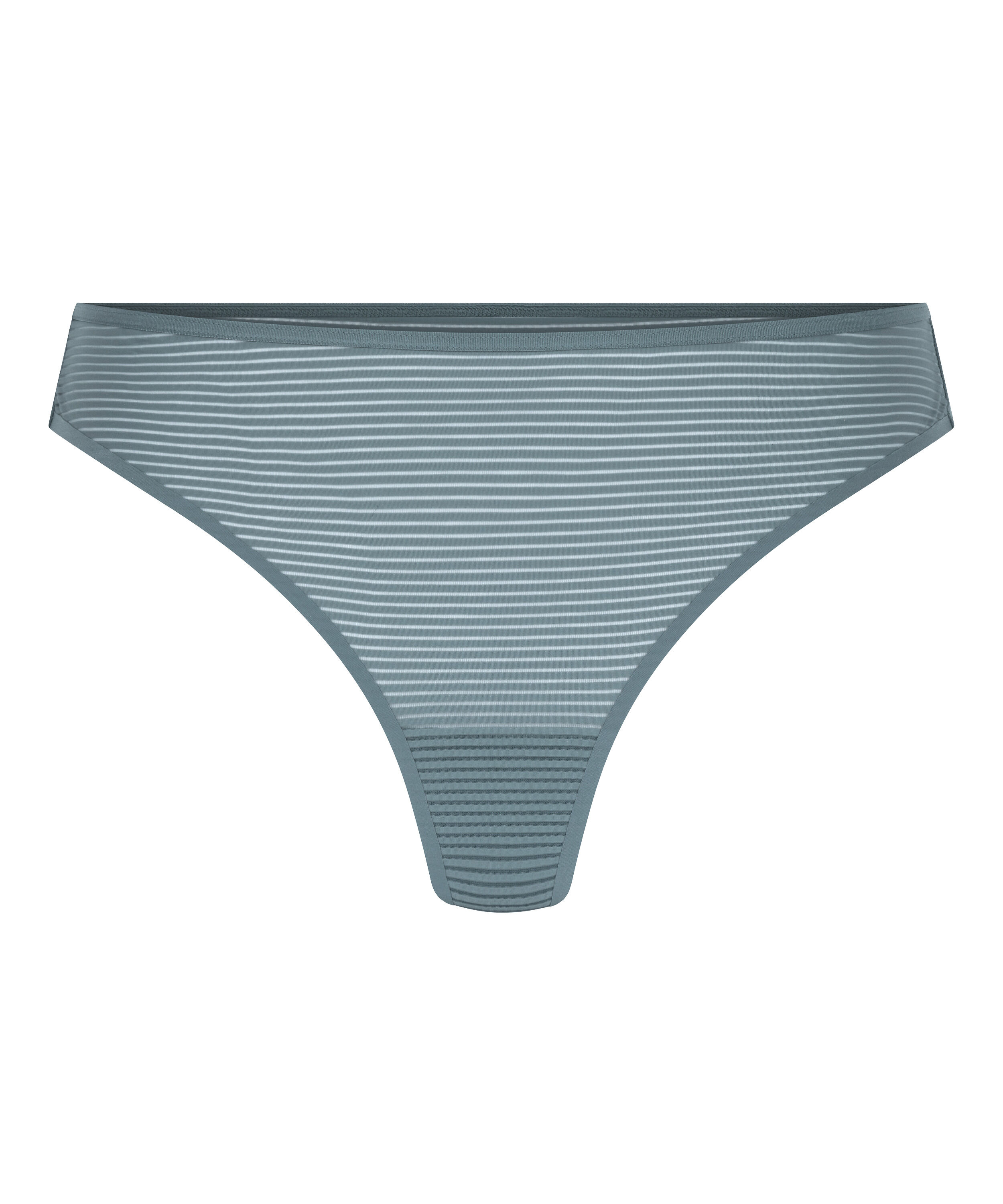 Tanga invisible Stripe mesh, Gris