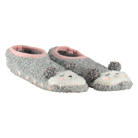 Slipper socks Animal, Gris