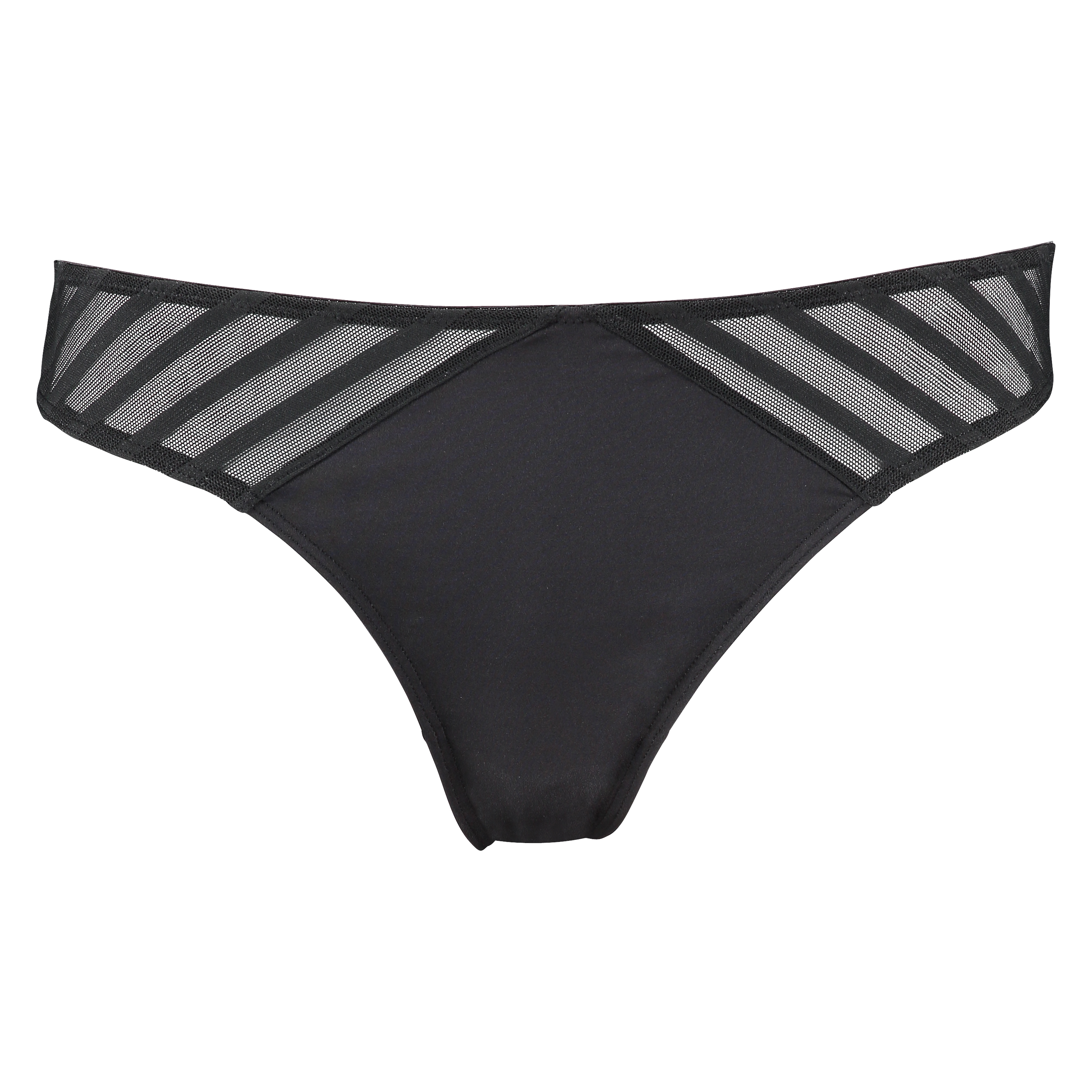 Tanga Sheila stripe, Negro, main