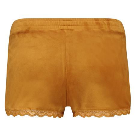 Pantal&oacute;n corto Velours Lace, Amarillo