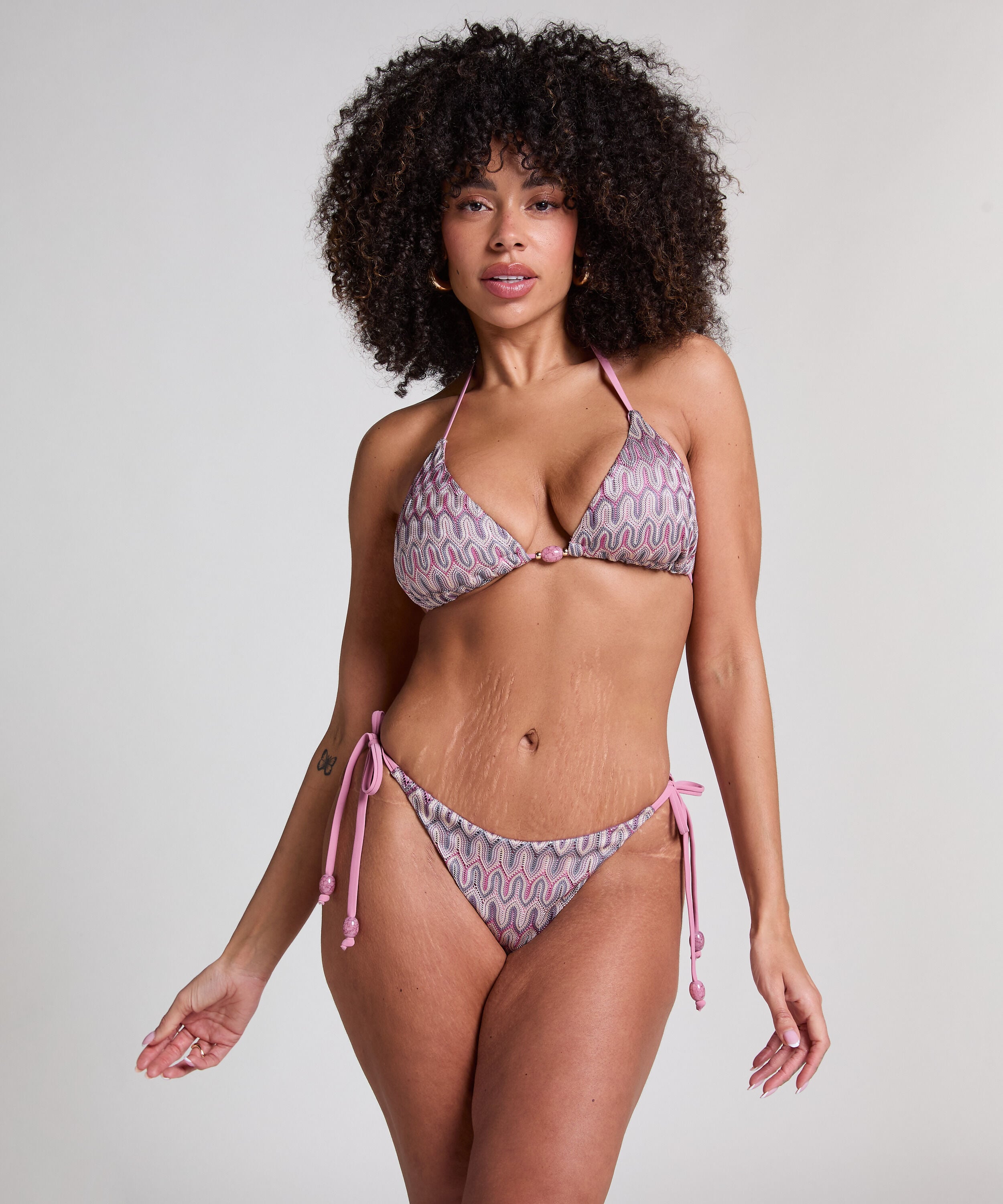 Braguita de bikini de tiro alto Cali