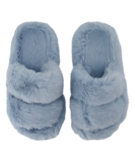 Pantuflas Hannah, Azul