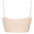 Strappy top sin costuras, Beige