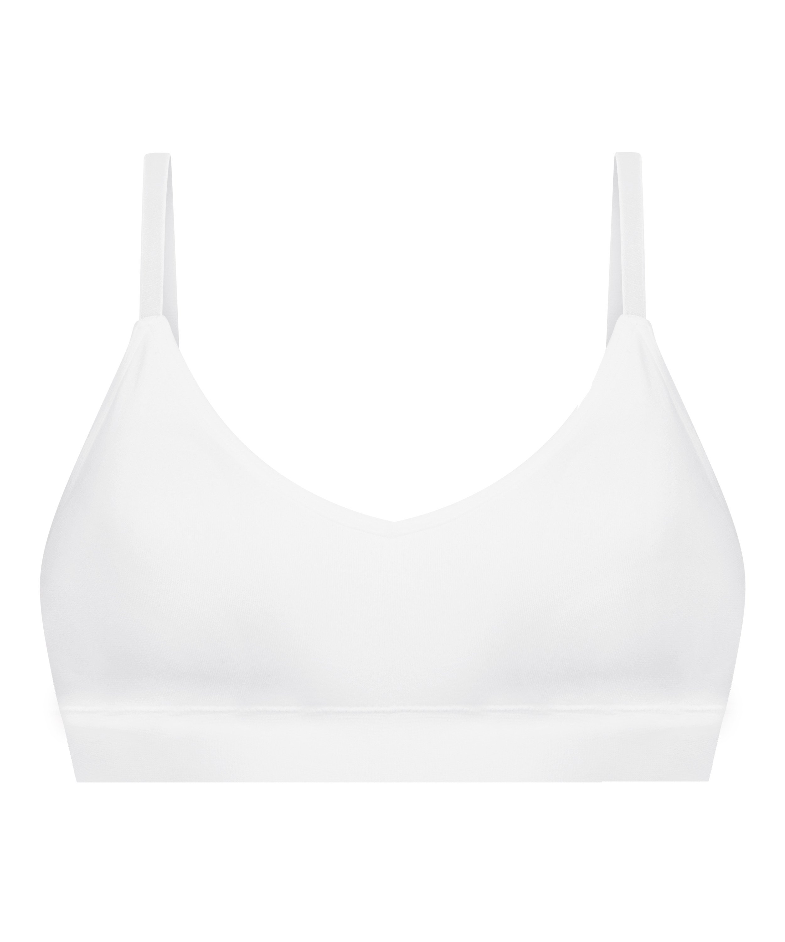 Bralette triangular Dide, Blanco, main