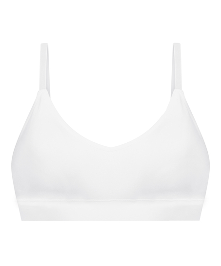 Bralette triangular Dide, Blanco