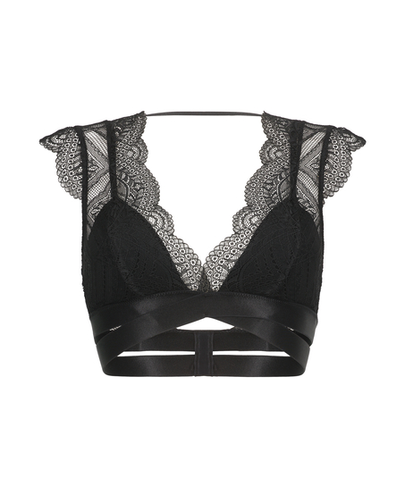 Sujetador bralette Cheyenna, Negro