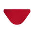 Braguita de Bikini de Corte Alto Luna, Rojo