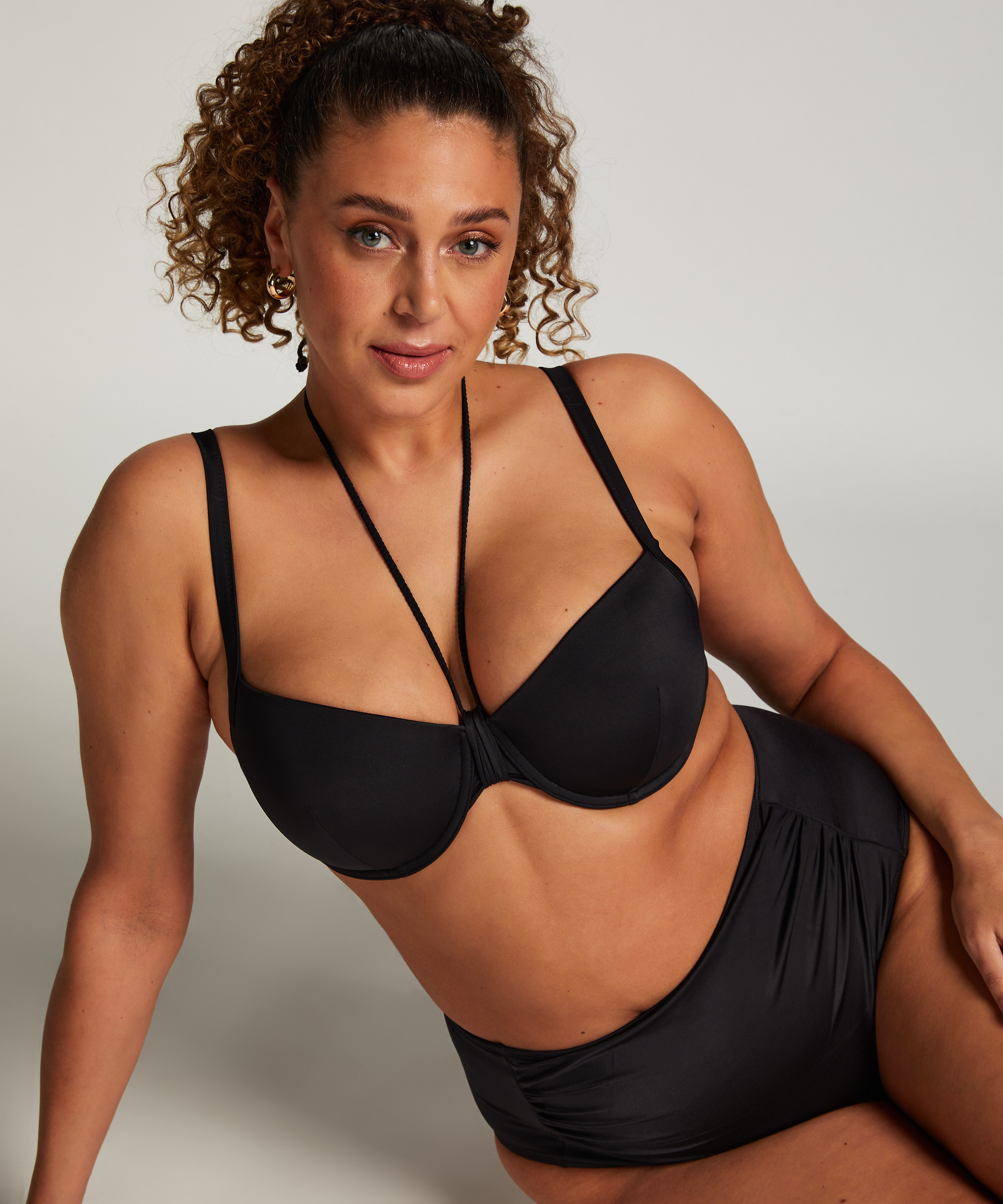Braguita de Bikini Luxe, Negro, main