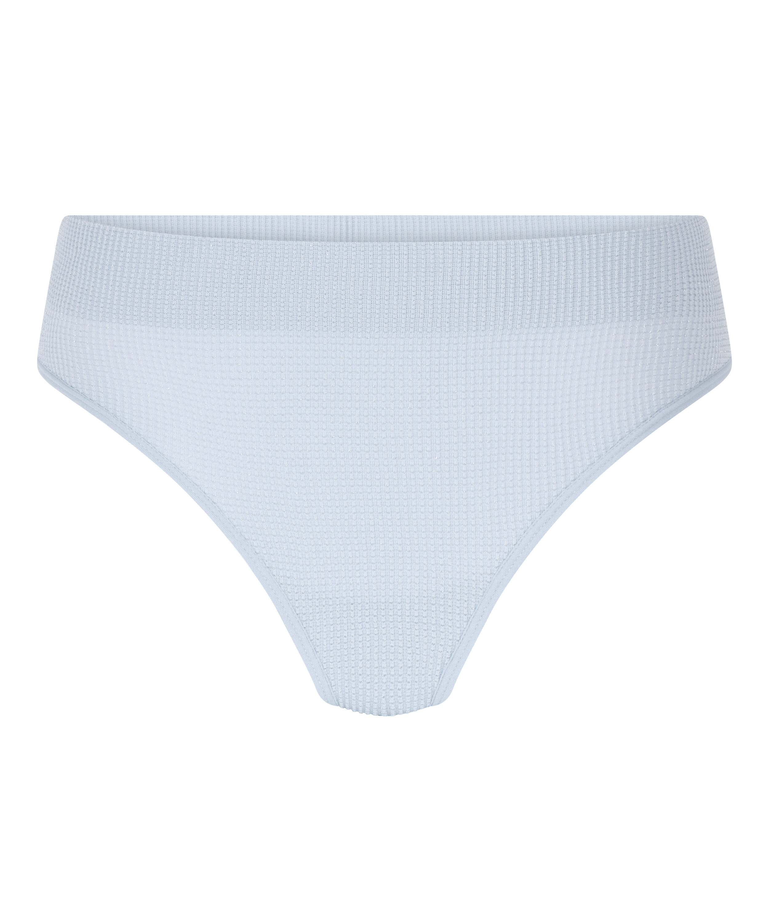 Tanga de tiro alto Dianne, Azul