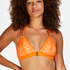 Bralette triangular preformado Rose, Naranja