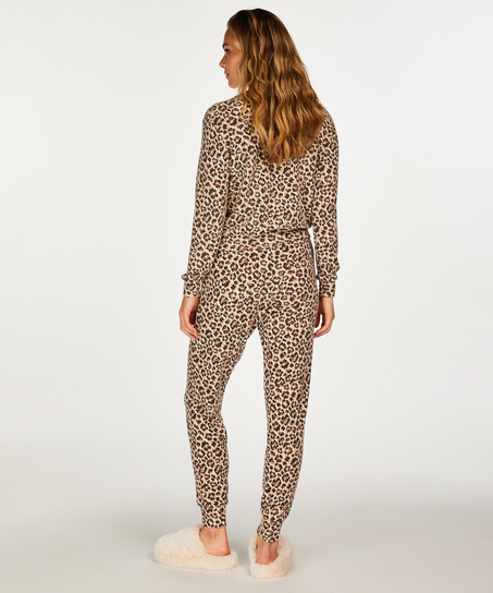 Pantal&oacute;n Jersey Cepillado, Beige