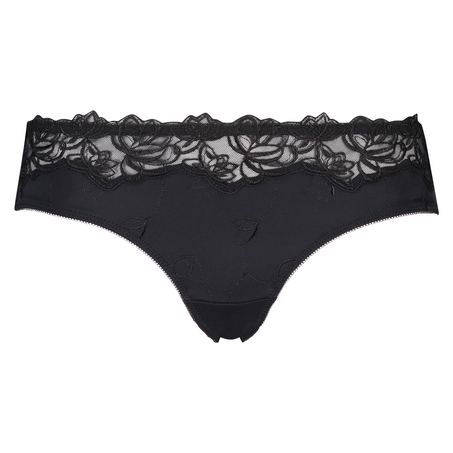Tanga bóxer Diva, Negro