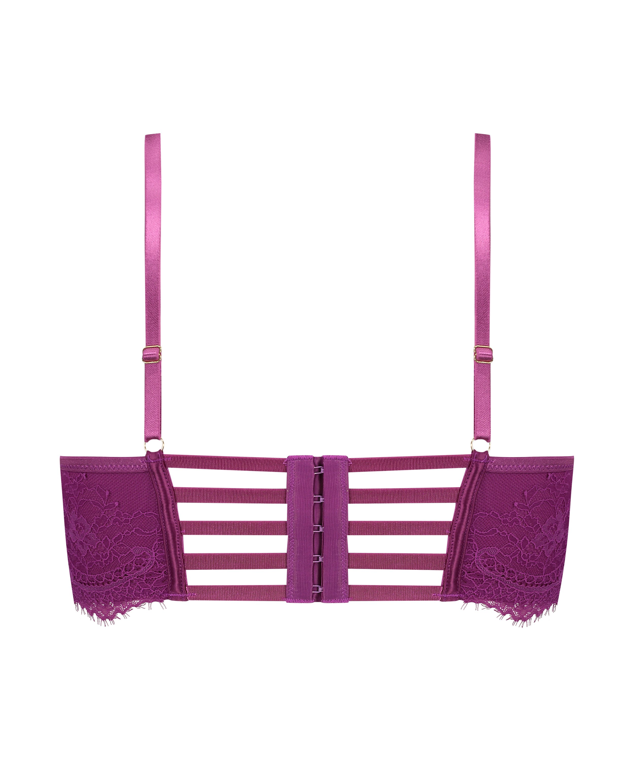 Sujetador de aros no preformado longline Monet, Morado, main