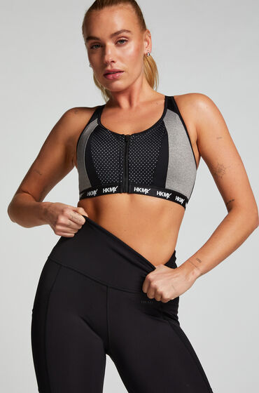 Hunkemöller HKMX Sujetador deportivo The Pro Level 3 Gris Hunkemöller HKMX Sujetador deportivo The Pro Level 3 Gris