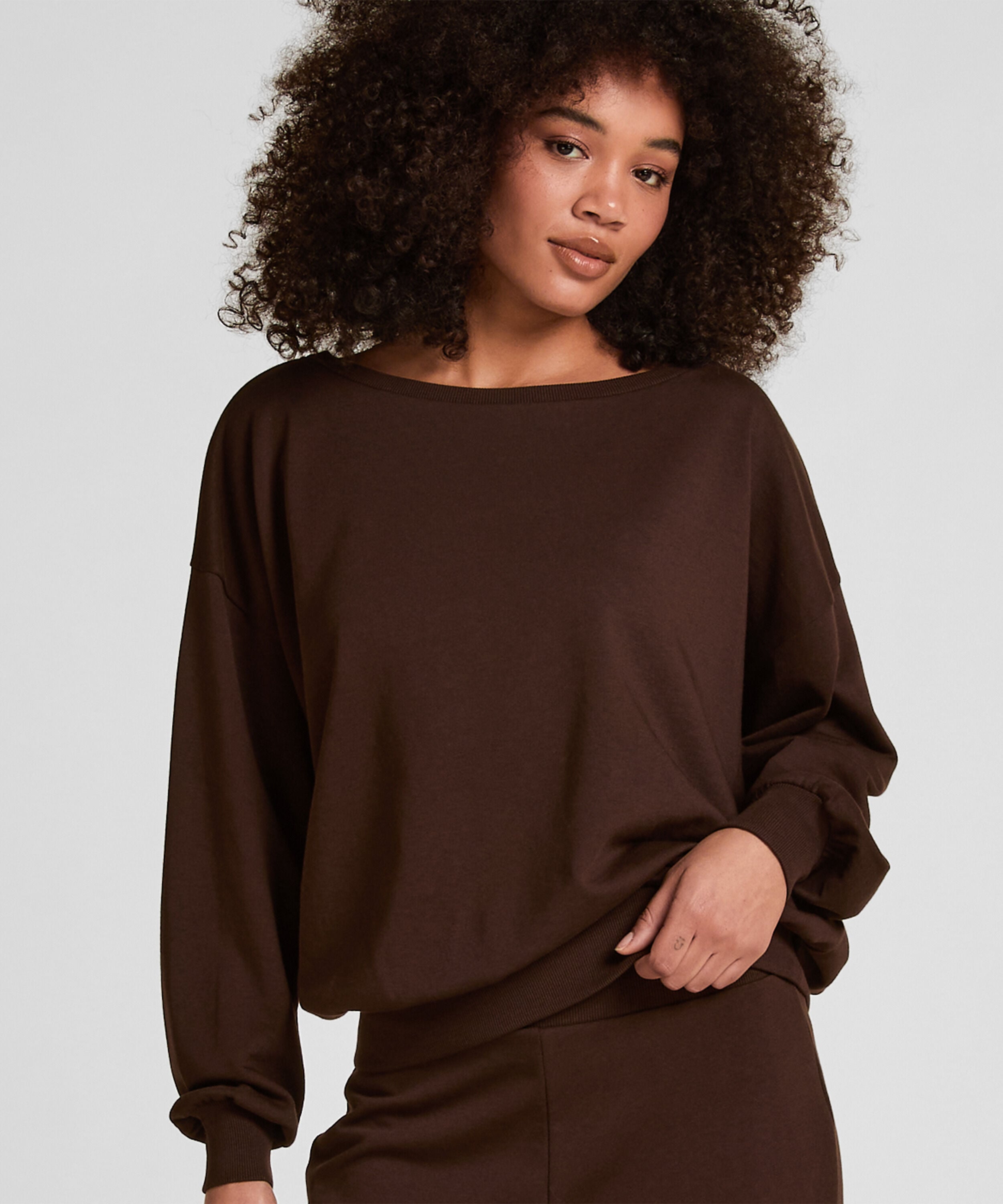 Boatneck Sweater Audrey, Marrón Boatneck Sweater Audrey, Marrón