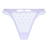 Tanga de talle alto Cordelie, Morado