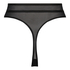 Tanga de tiro alto Sexy Mesh, Negro