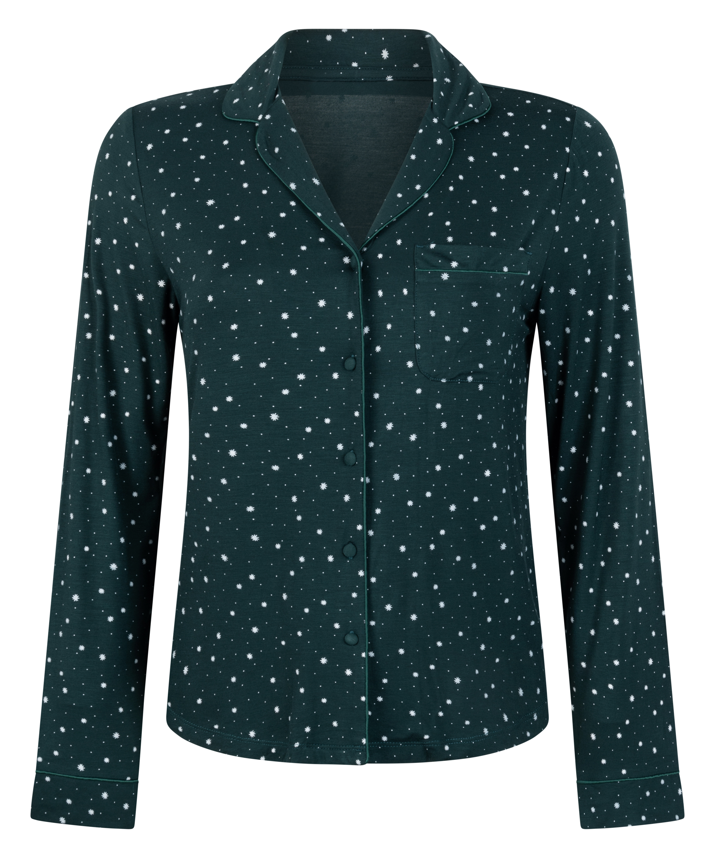 Chaqueta de manga larga de jersey Essentil, Verde, main