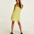 Vestido mini, Verde
