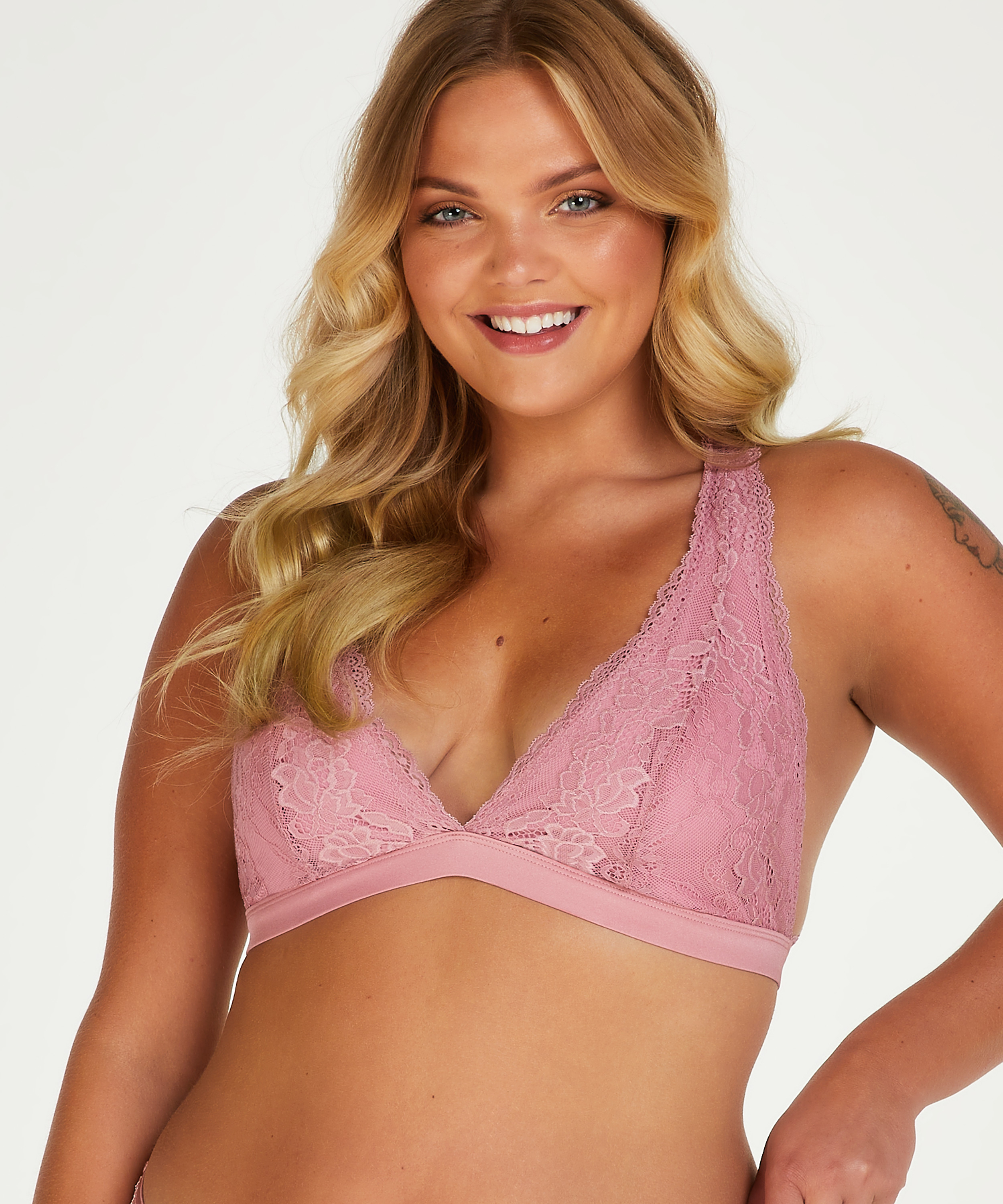 Bralette Alexis, Rosa, main