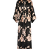 Kimono Satin Bloom, Negro