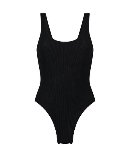 Bañador Shaping Crinkle, Negro