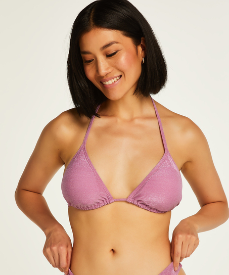 Top de bikini triangular Tasmania, Morado