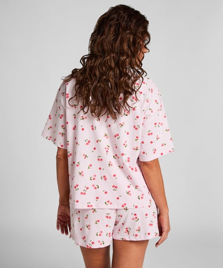 Conjunto de Pijama de Algod&oacute;n, Morado