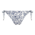 Braguita de bikini brasileña Paisley, Blanco
