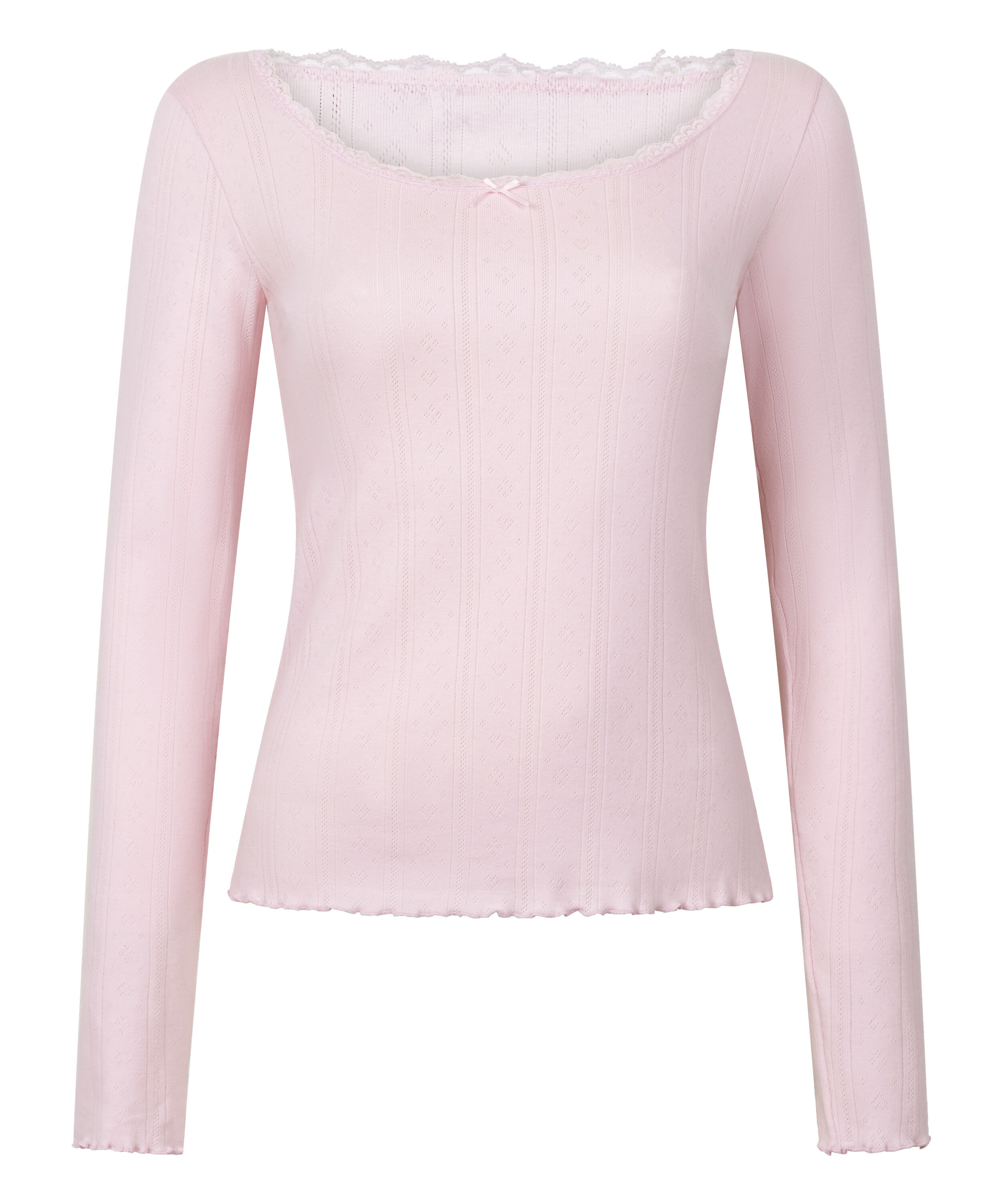 Top de pijama Pointelle, Rosa