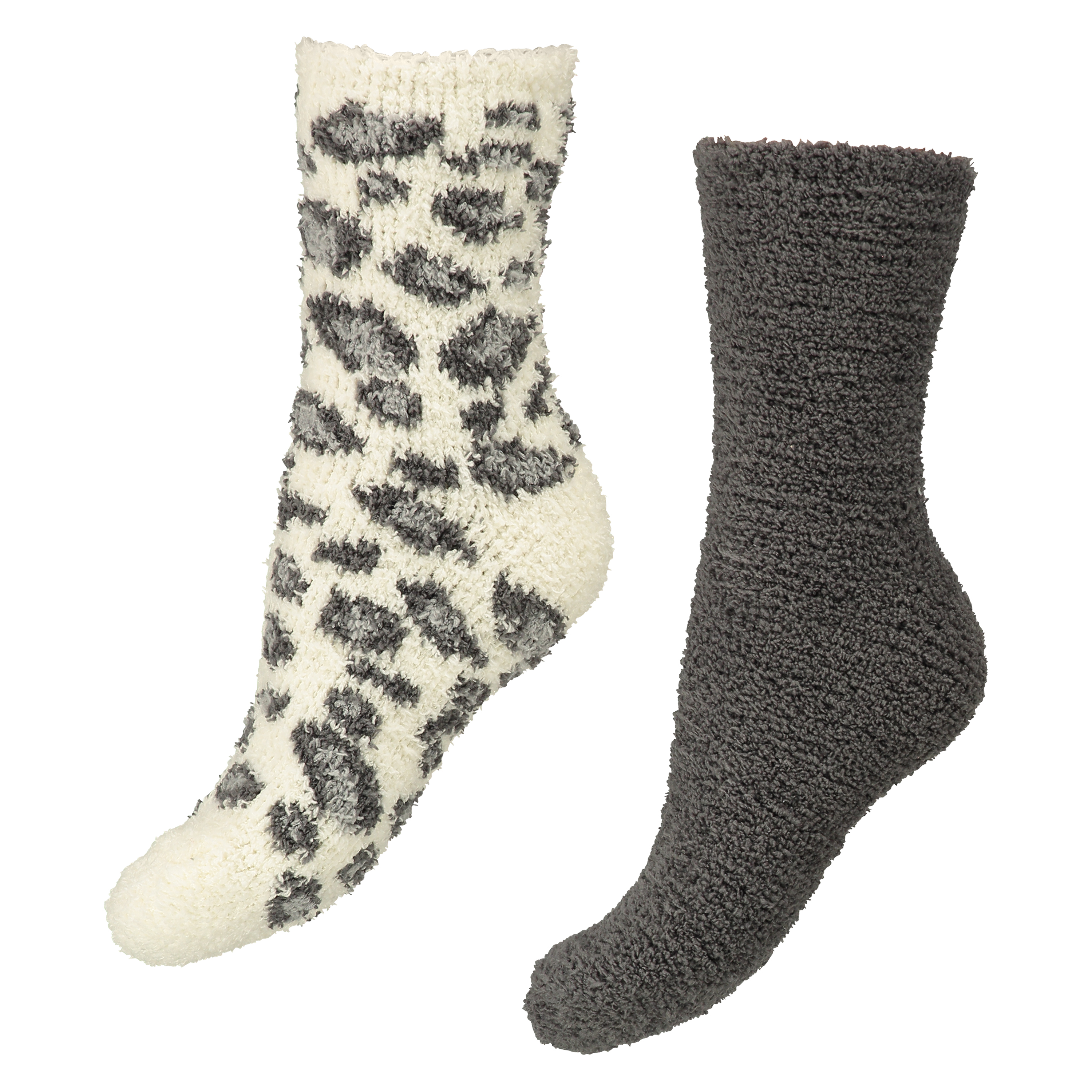 2 pares de calcetines, Gris, main