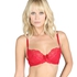 Padded underwired bra Roxy, Rojo