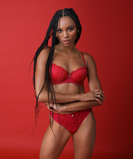 Sujetador de aros bh Rose, Rojo