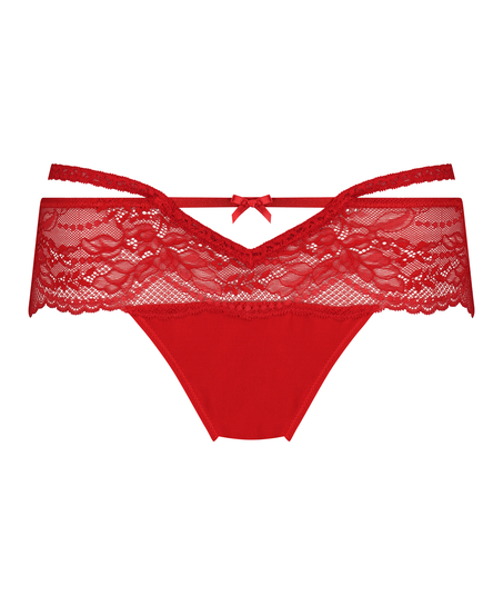 Tanga bóxer Cara, Rojo