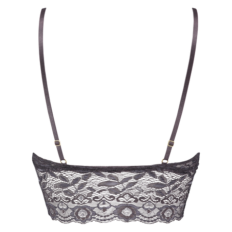 Bralette longline Fancy, Gris
