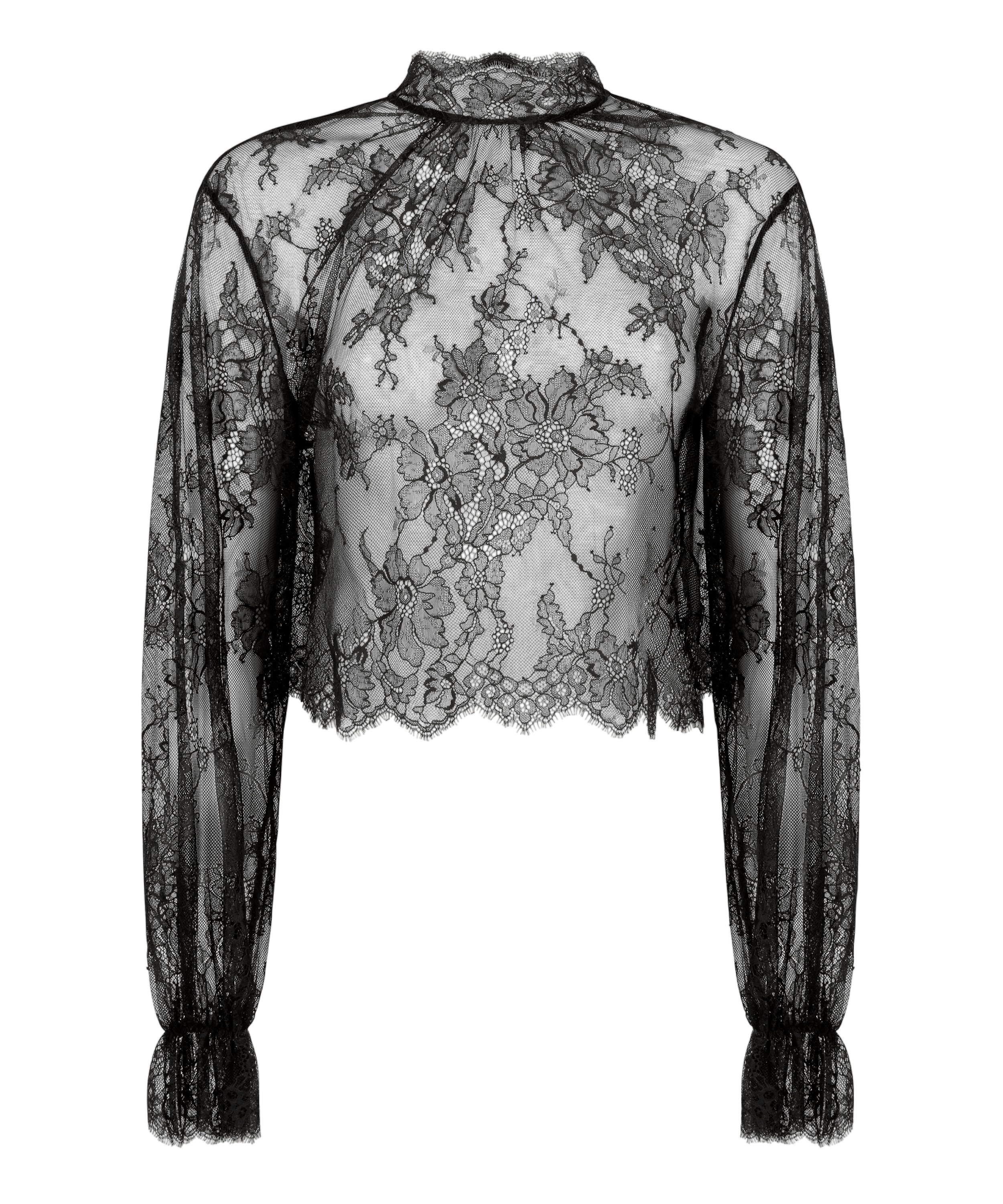 Top de pijama Cecilia, Negro, main