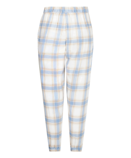 Petite Pantal&oacute;n de pijama Twill Check, Azul