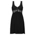 Vestido lencero Nora Lace, Negro