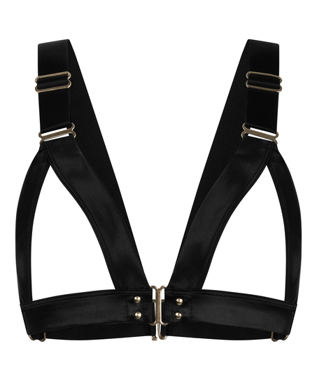 Bralette abierto Colette, Negro